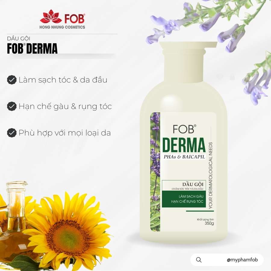 FOB® DERMA (Dầu gội chăm sóc tóc và da đầu) 1 29