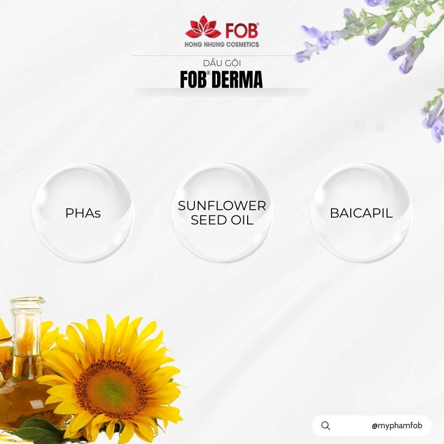 FOB® DERMA (Dầu gội chăm sóc tóc và da đầu) 2 30