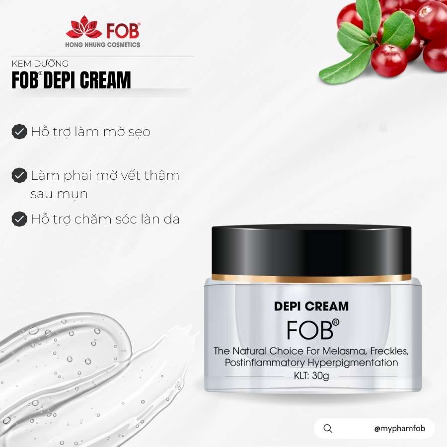 FOB® DEPI CREAM (Kem chăm sóc Nám da - Tàn nhang) 1 53