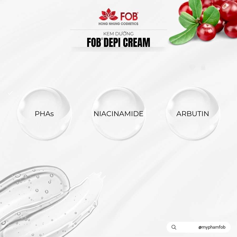 FOB® DEPI CREAM (Kem chăm sóc Nám da - Tàn nhang) 2 54